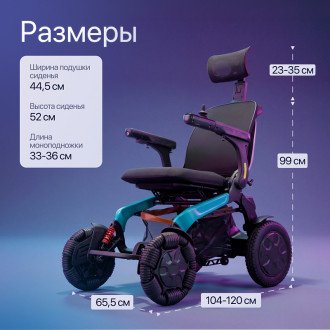 Инвалидная коляска с электроприводом Ortonica Pulse 680 в Самаре