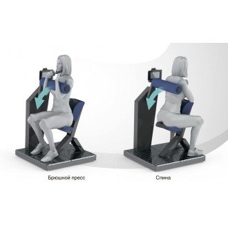 Тренажёр механотерапевтический для мышц пресса и спины Hur Rehabilitation 5310 в Самаре