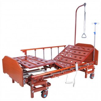 Кровать с электроприводом Belberg 6-066H, 3 функц. с ростоматом ЛДСП (без матраса+столик) в Самаре