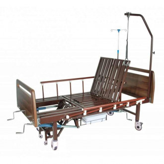 Механическая медицинская кровать с санитарным оснащением DHC FF-2 с функциями «кардио-кресло» и переворачивания пациента в Самаре