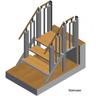 Лестница-трансформер FlexStep V2 / 3+1 ступеньки / высота подъёма до 740 мм в Самаре